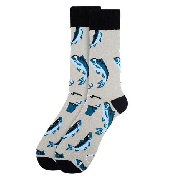 Men's Fish Novelty Socks - NVS1913 - Bundle Bus