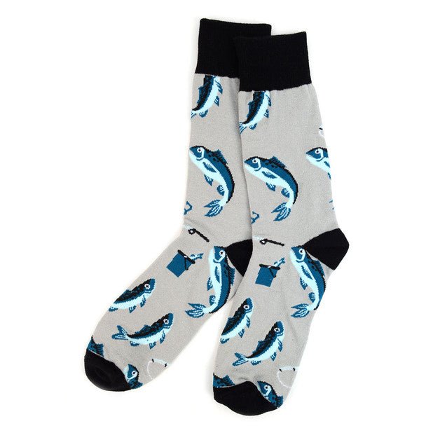 Men's Fish Novelty Socks - NVS1913 - Bundle Bus