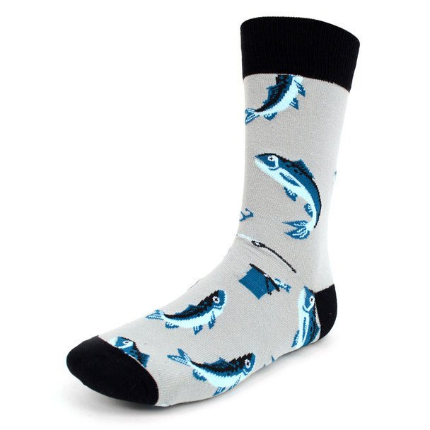 Men's Fish Novelty Socks - NVS1913 - Bundle Bus