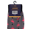 Men's Flamingos Novelty Socks NVS1786-87 - Bundle Bus