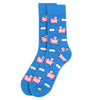 Men's Flying Pig Novelty Socks NVS1772-73 - Bundle Bus