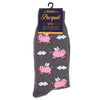 Men's Flying Pig Novelty Socks NVS1772-73 - Bundle Bus