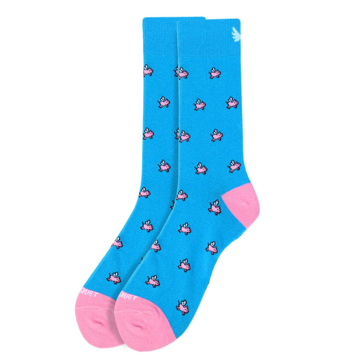 Men's Flying Pigs Premium Collection Novelty Socks - NVPS2007 - Bundle Bus