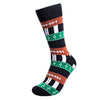 Men's Football Game Novelty Socks- NVS19623-BK - Bundle Bus