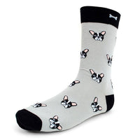 Men's French Bulldog Novelty Socks - NVS1909 - Bundle Bus