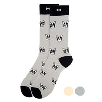 Men's French Bulldog Novelty Socks - NVS1909 - Bundle Bus