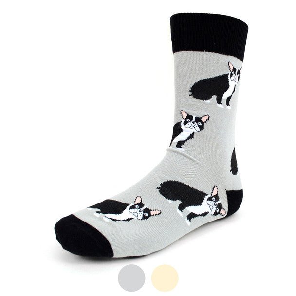 Men's French Bulldog Novelty Socks - NVS1910 - Bundle Bus