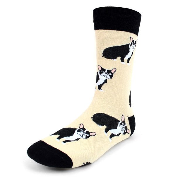 Men's French Bulldog Novelty Socks - NVS1910 - Bundle Bus