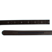 Men's Genuine Leather Sliding Buckle Ratchet Belt - 4-Colors - Bundle Bus