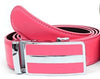 Men's Genuine Leather Sliding Buckle Ratchet Belt - 4-Colors - Bundle Bus