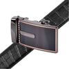 Men's Genuine Leather Sliding Buckle Ratchet Belt MGLBB15 - Bundle Bus