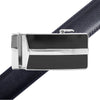 Men's Genuine Leather Sliding Buckle Ratchet Belt - MGLBB18 - Bundle Bus