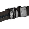 Men's Genuine Leather Sliding Buckle Ratchet Belt MGLBB19 - Bundle Bus