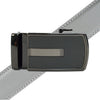 Men's Genuine Leather Sliding Buckle Ratchet Belt MGLBB20 - Bundle Bus