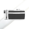 Men's Genuine Leather Sliding Buckle Ratchet Belt MGLBB24 - Bundle Bus