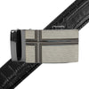 Men's Genuine Leather Sliding Buckle Ratchet Belt MGLBB26 - Bundle Bus