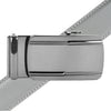 Men's Genuine Leather Sliding Buckle Ratchet Belt- MGLBB28 - Bundle Bus