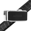 Men's Genuine Leather Sliding Buckle Ratchet Belt MGLBB29 - Bundle Bus