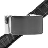 Men's Genuine Leather Sliding Buckle Ratchet Belt MGLBB34 - Bundle Bus