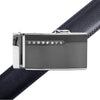 Men's Genuine Leather Sliding Buckle Ratchet Belt MGLBB37 - Bundle Bus