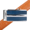 Men's Genuine Leather Sliding Buckle Ratchet Belt MGLBB41 - Bundle Bus