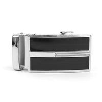 Men's Genuine Leather Sliding Buckle Ratchet Belt MGLBB44 - Bundle Bus