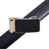 Men's Genuine Leather Sliding Buckle Ratchet Belt--MGLBB66 - Bundle Bus