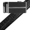 Men's Genuine Leather Sliding Buckle Ratchet Belt MGLBB7 - Bundle Bus