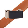 Men's Genuine Leather Sliding Buckle Ratchet Belt-MGLBB71 - Bundle Bus