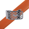 Men's Genuine Leather Sliding Buckle Ratchet Belt-MGLBB72 - Bundle Bus