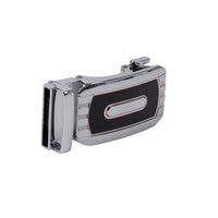 Men's Genuine Leather Sliding Buckle Ratchet Belt-MGLBB73 - Bundle Bus