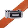 Men's Genuine Leather Sliding Buckle Ratchet Belt-MGLBB73 - Bundle Bus