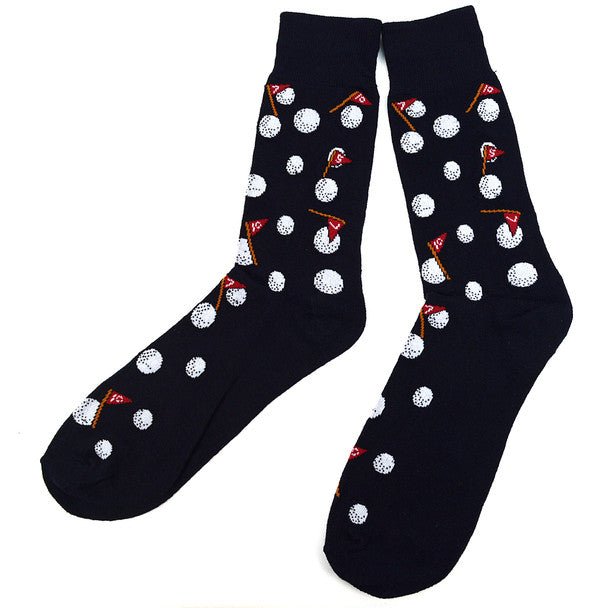 Men's Golf Novelty Socks NVS1735 - Bundle Bus