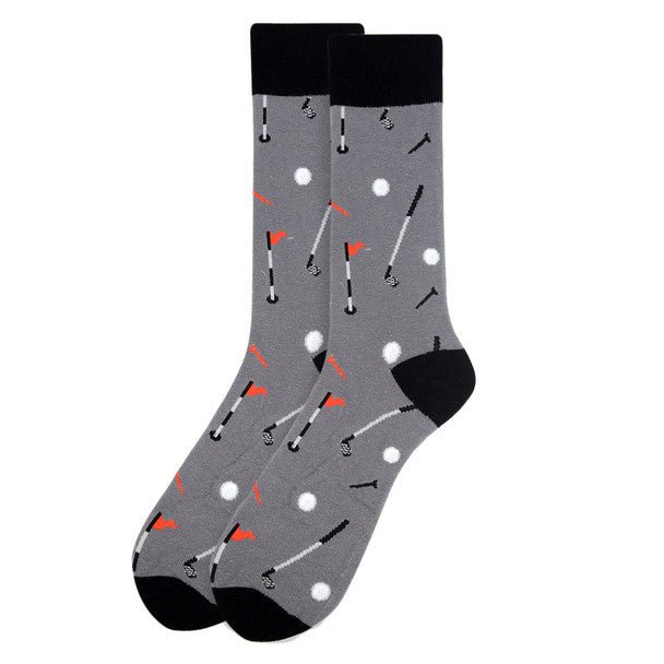 Men's Golf Novelty Socks - NVS1916 - Bundle Bus