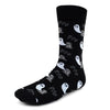 Men's Halloween Ghost Novelty Crew Socks-NVS2003 - Bundle Bus