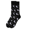 Men's Halloween Ghost Novelty Crew Socks-NVS2003 - Bundle Bus