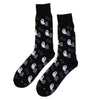 Men's Halloween Ghost Novelty Crew Socks-NVS2003 - Bundle Bus