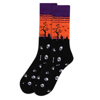 Men's Halloween Novelty Socks - NVS19517-BK - Bundle Bus