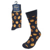 Men's Halloween Pumpkin Novelty Socks- NVS19610-CHAR - Bundle Bus