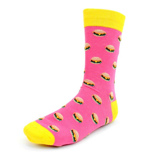 Men's Hamburger Novelty Socks - NVS1925 - Bundle Bus