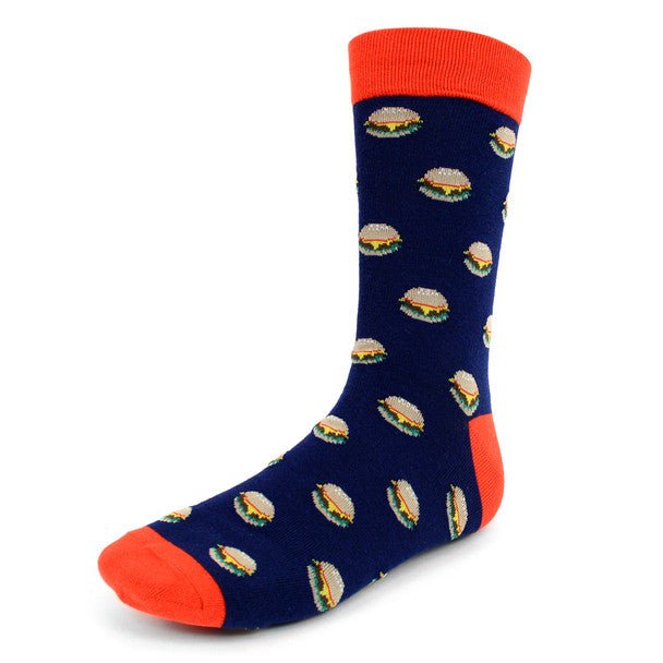 Men's Hamburger Novelty Socks - NVS1925 - Bundle Bus