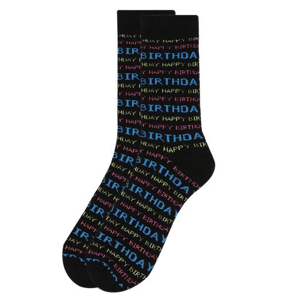 Men's Happy Birthday Novelty Socks NVS1741 - Bundle Bus