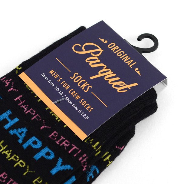 Men's Happy Birthday Novelty Socks NVS1741 - Bundle Bus