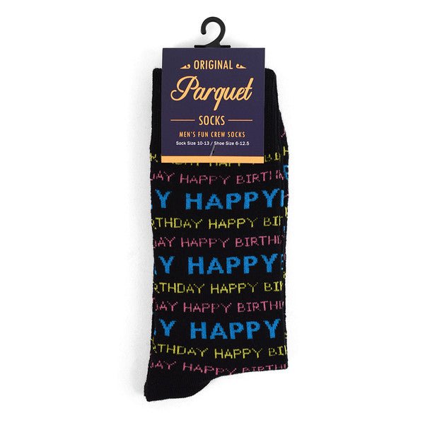 Men's Happy Birthday Novelty Socks NVS1741 - Bundle Bus