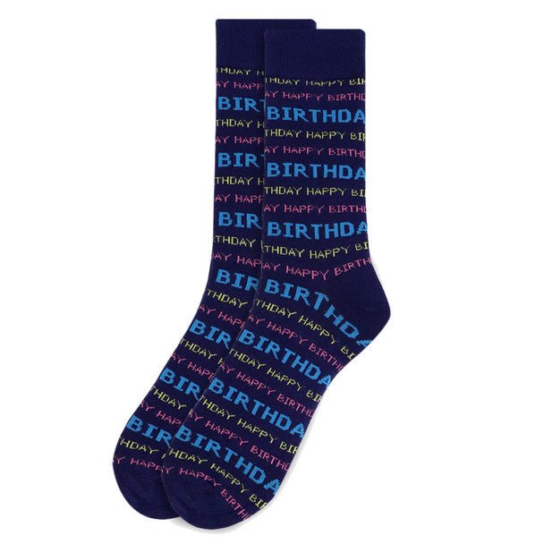 Men's Happy Birthday Novelty Socks NVS1741 - Bundle Bus