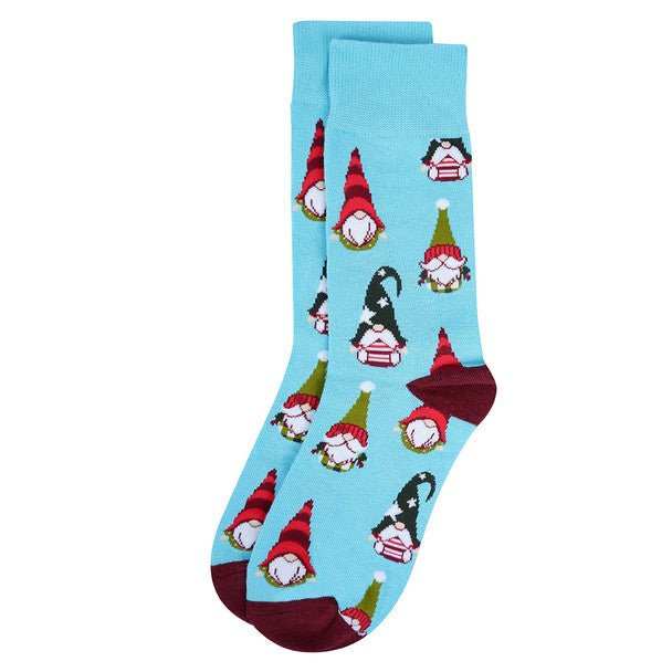 Men's Holiday Novelty Socks- NVS19615-BL - Bundle Bus