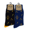 Men's Law & Order Justice Themed Premium Collection Novelty Socks - NVPS2004 - Bundle Bus