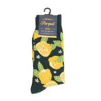 Men's Lemon Tree Novelty Socks- NVS19621 - Bundle Bus