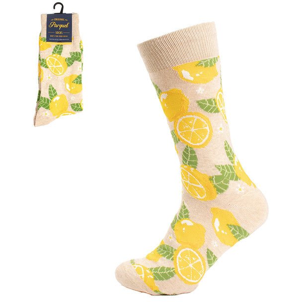 Men's Lemon Tree Novelty Socks- NVS19621 - Bundle Bus