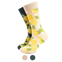 Men's Lemon Tree Novelty Socks- NVS19621 - Bundle Bus